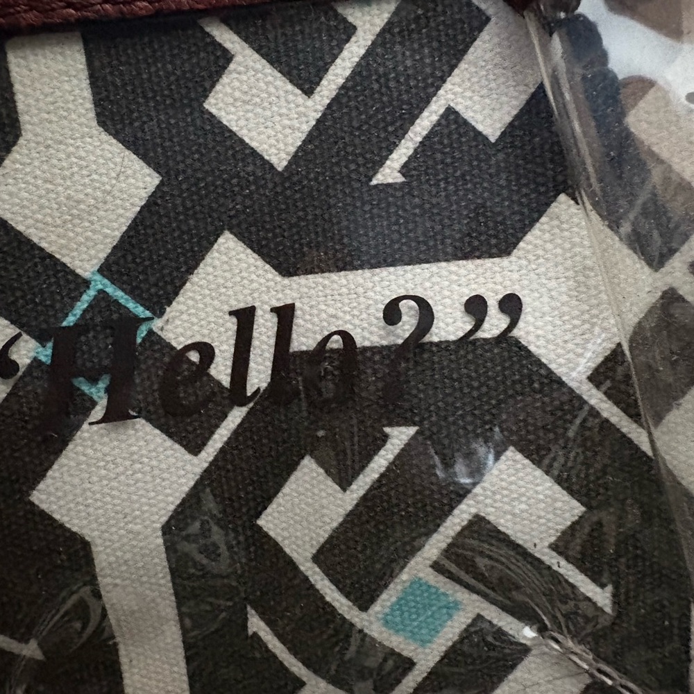 Juicy Couture Brown Woven Tote with Gold Accents - Picture 10 of 13